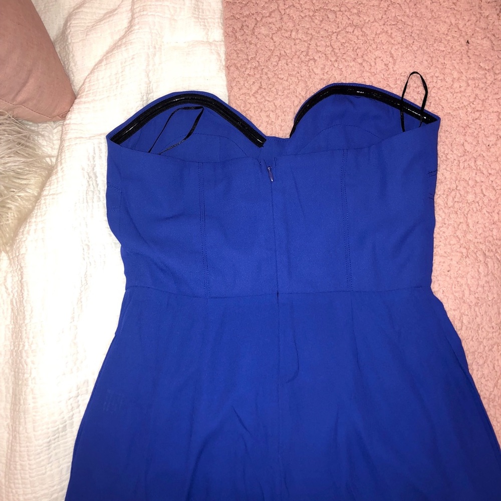 Navy jump suit